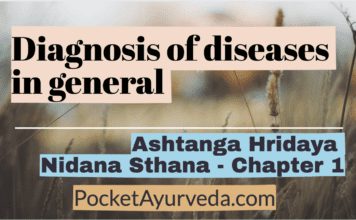 Ashtanga Hridaya - Nidana Sthana - Chapter 1