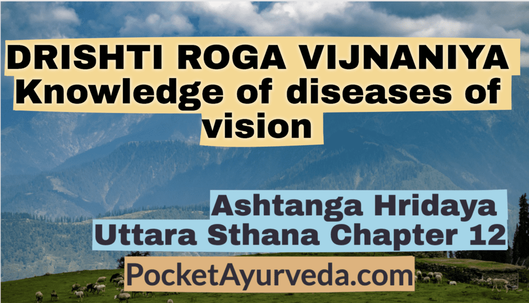 DRISHTI ROGA VIJNANIYA - Knowledge of diseases of vision