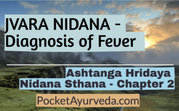 JVARA NIDANA - Diagnosis of Fever