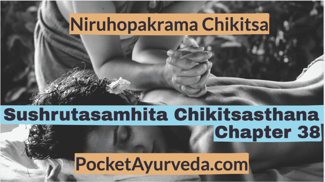 Niruhopakrama Chikitsa - Sushrutasamhita Chikitsasthana Chapter 38