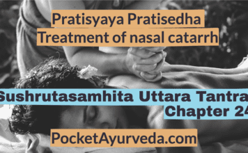 Pratisyaya-Pratisedha-Treatment-of-nasal-catarrh-Sushrutasamhita-Uttaratantra-Chapter-24