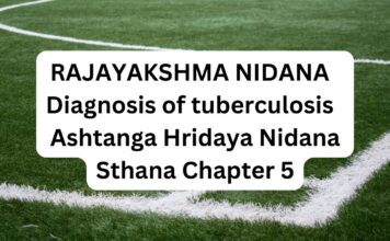 RAJAYAKSHMA NIDANA - Diagnosis of Pulmonary tuberculosis - Ashtanga Hridaya Nidana Sthana Chapter 5