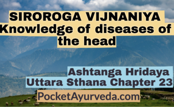 SIROROGA VIJNANIYA - Knowledge of diseases of the head