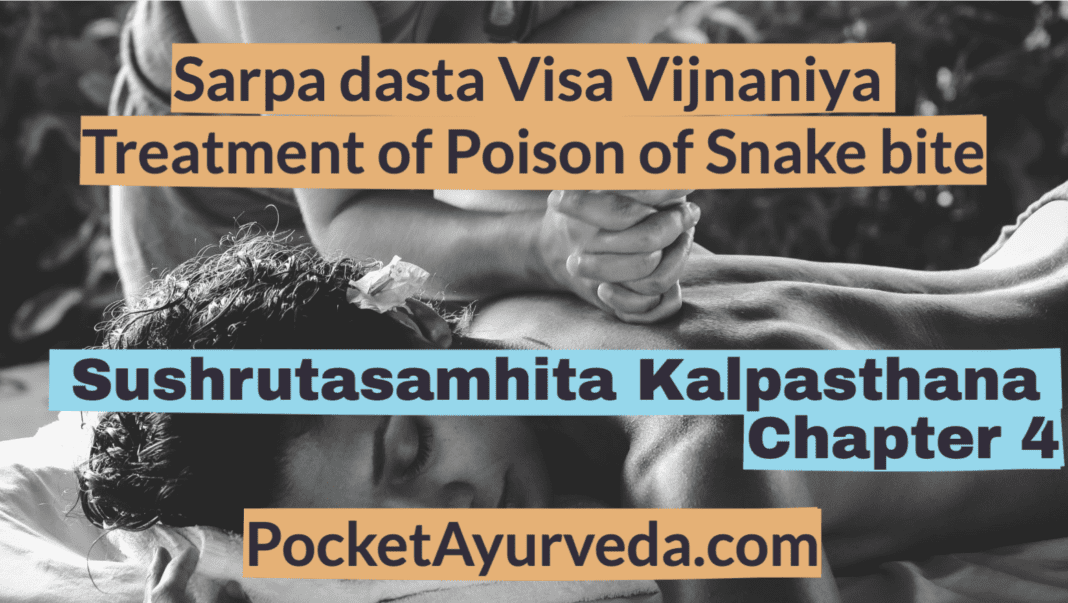 Sarpa-dasta-Visa-Vijnaniya-Treatment-of-Poison-of-Snake-bite-Sushrutasamhita-Kalpasthana-Chapter-4