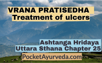 VRANA PRATISEDHA - Treatment of ulcers