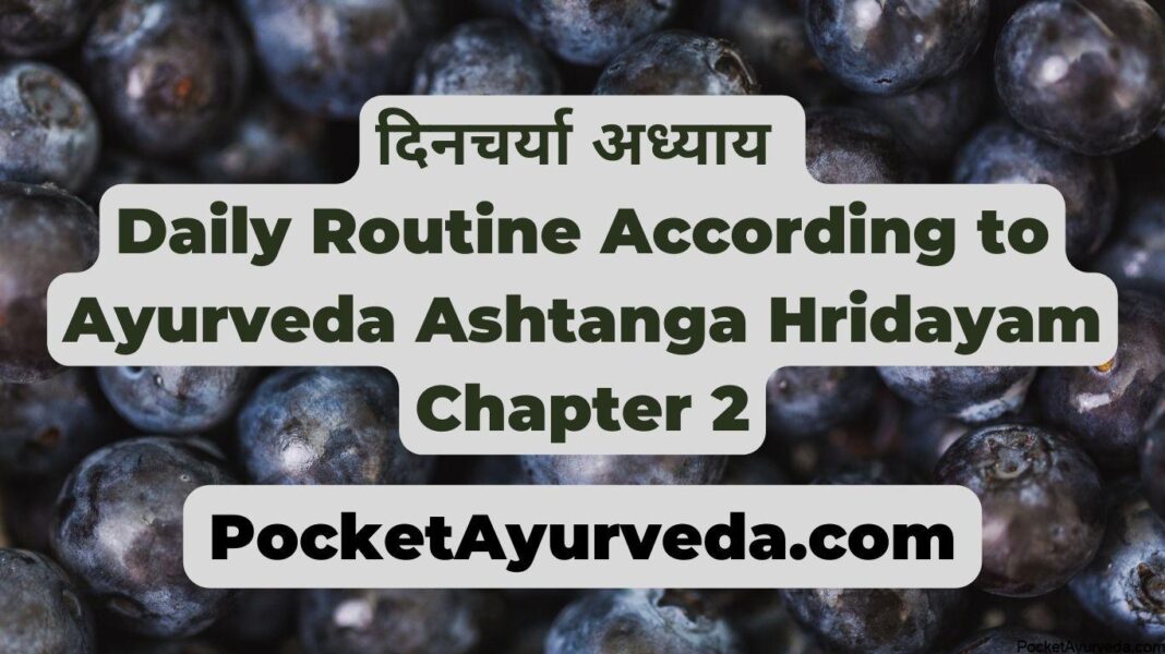 दिनचर्या-अध्याय-Daily-Routine-According-to-Ayurveda-Ashtanga-Hridayam-Chapter-2