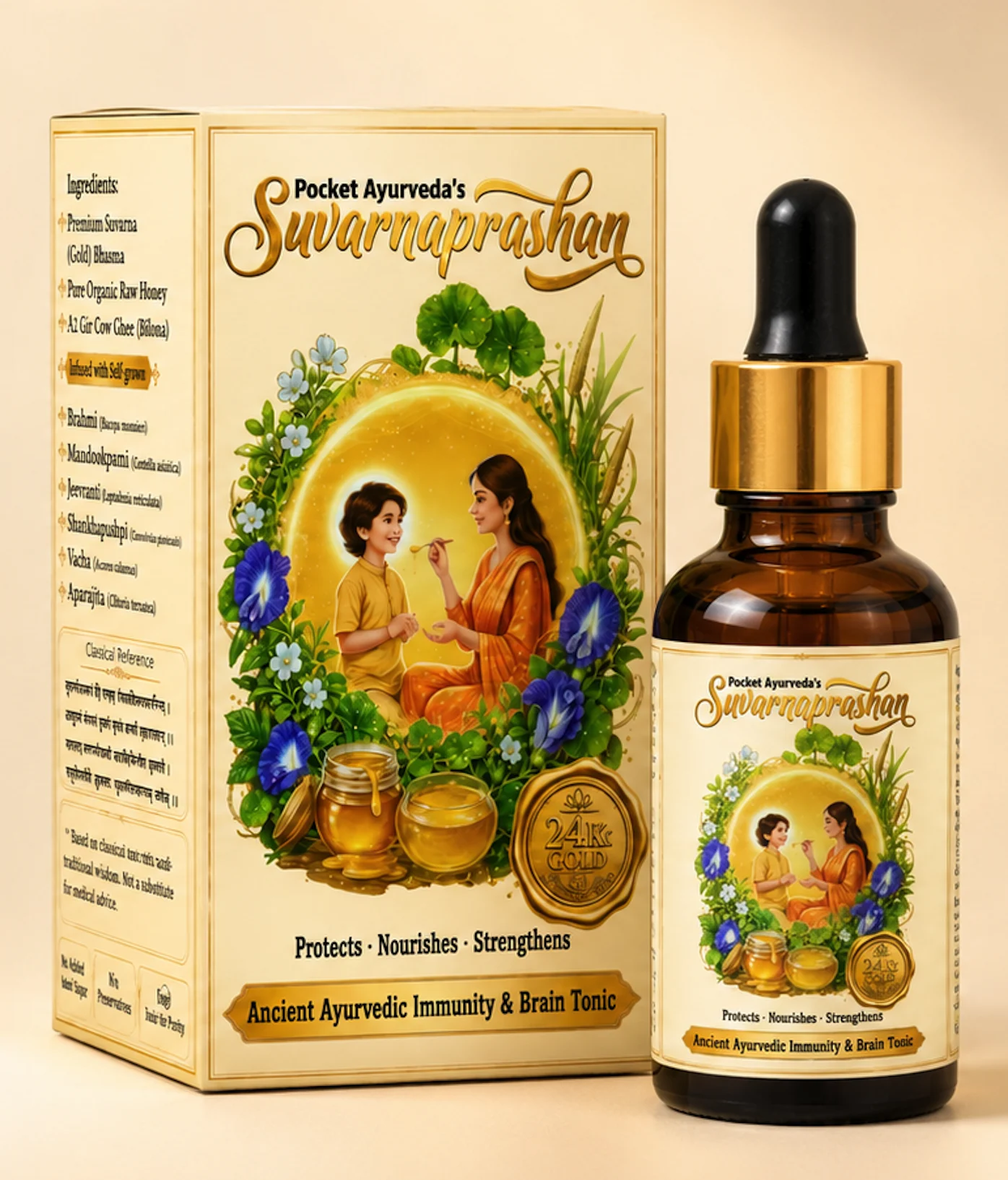 Pocket Ayurveda Suvarnaprashana Drops