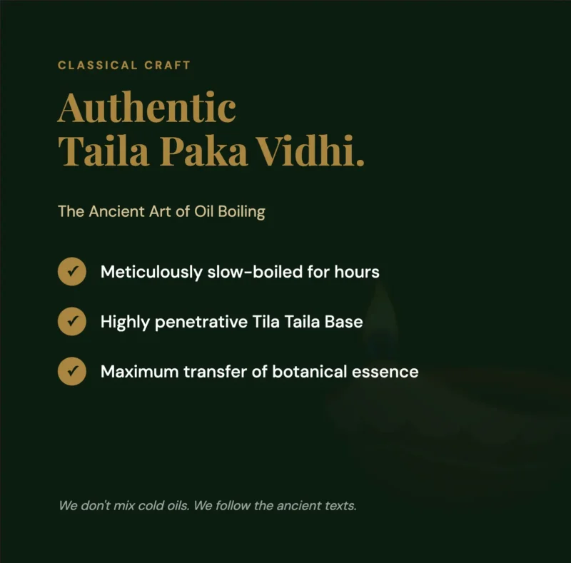 Taila paka vidhi hair oil | bhringaraja hair oil | pocket ayurveda